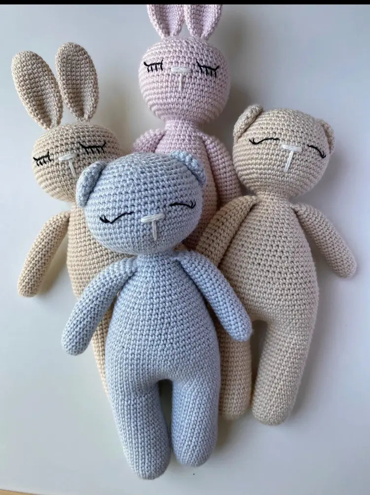Small Doll — Cream Bunny Lively Distinct Designs Inc