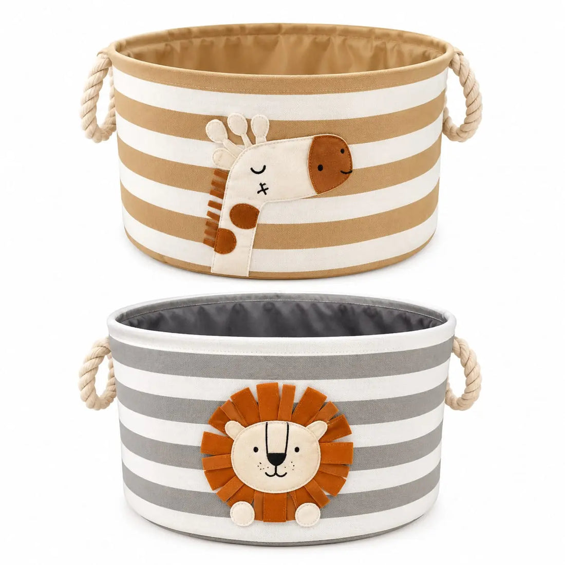Safari Animal Nursery Storage Basket Lively Distinct Designs Inc