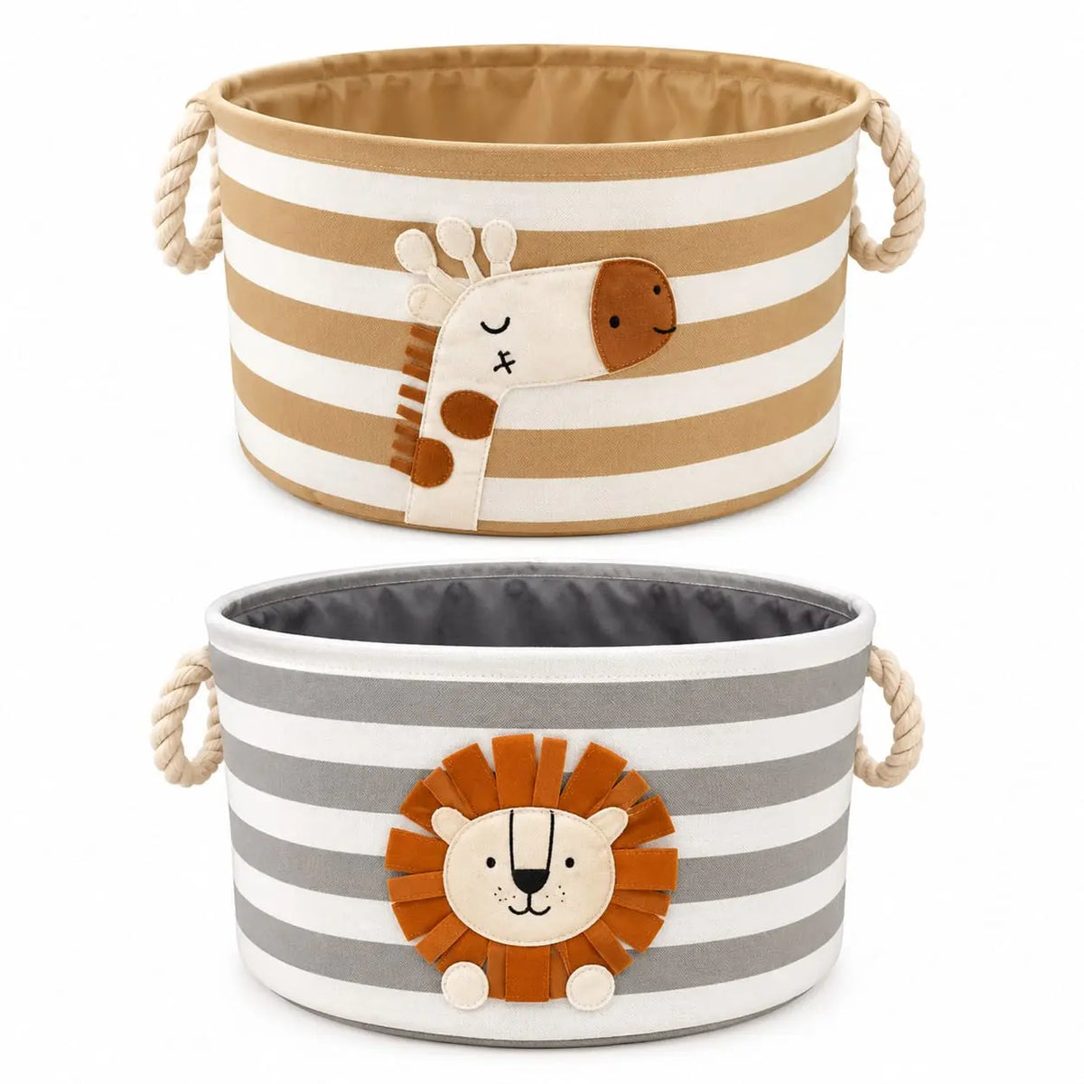 Safari Animal Nursery Storage Basket Lively Distinct Designs Inc