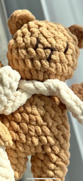 Artisan Crochet Bear — Caramel