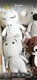 Artisan Crochet Grey Hippo