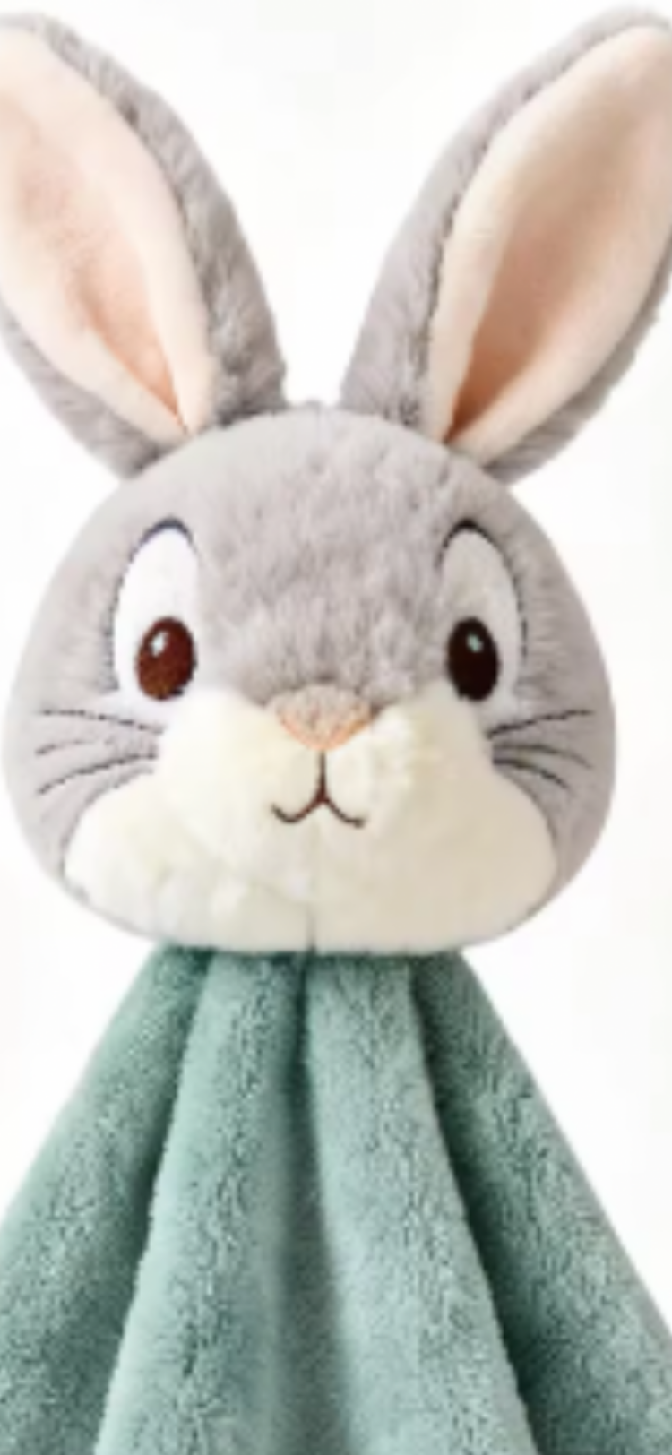 Gray Bunny Lovie, Approx. 10 Inches
