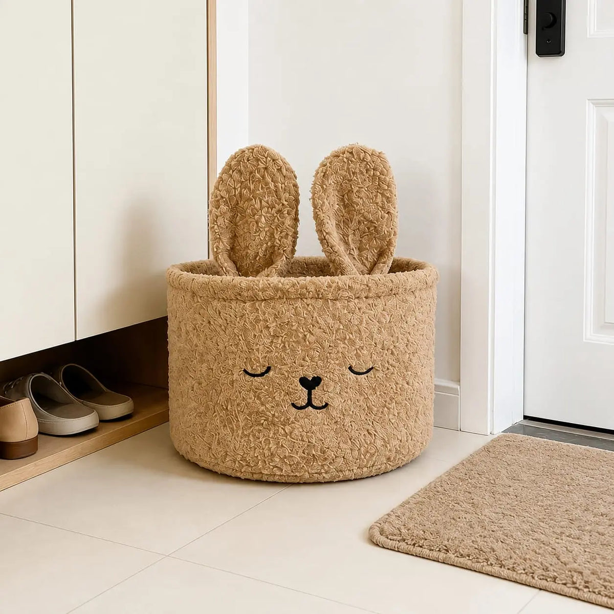 Fluffy Bunny Storage Basket Lively Distinct Designs Inc