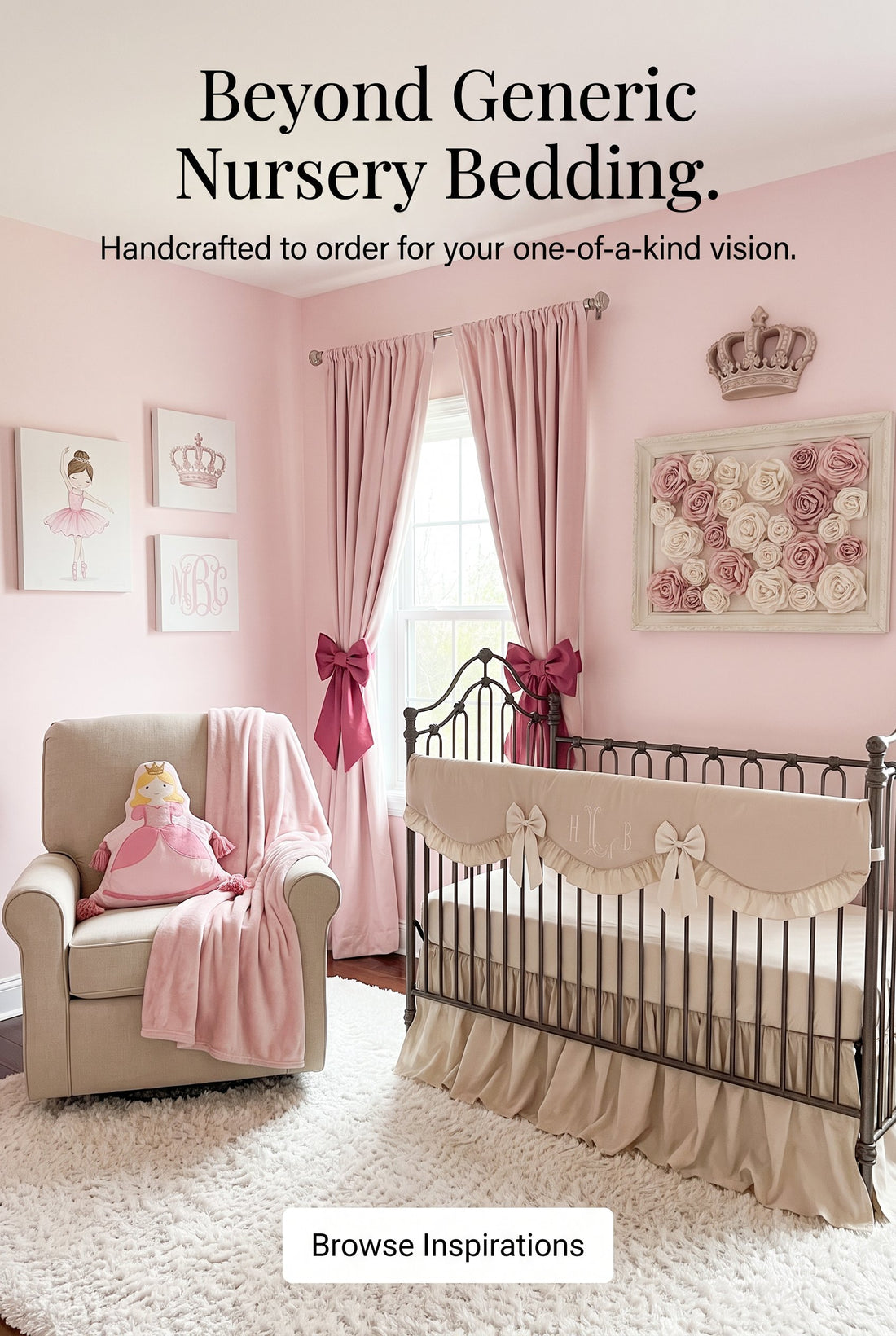 Baby Wonderland Nursery Blue Print - A picture of the room we’ve curated just for you.   And The List