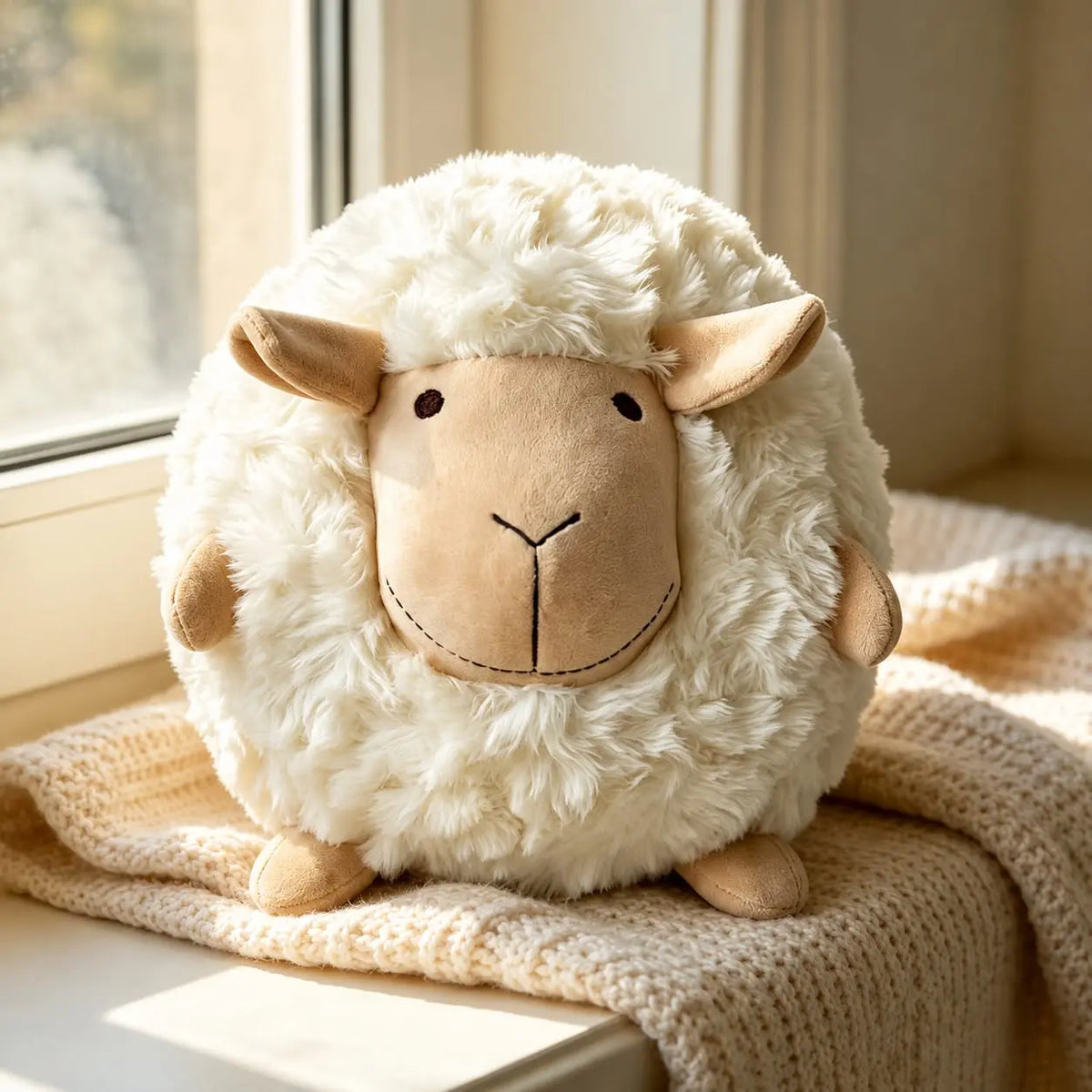 Plush Fluffy Sheep Stuffed Animal Lively Distinct Designs Inc