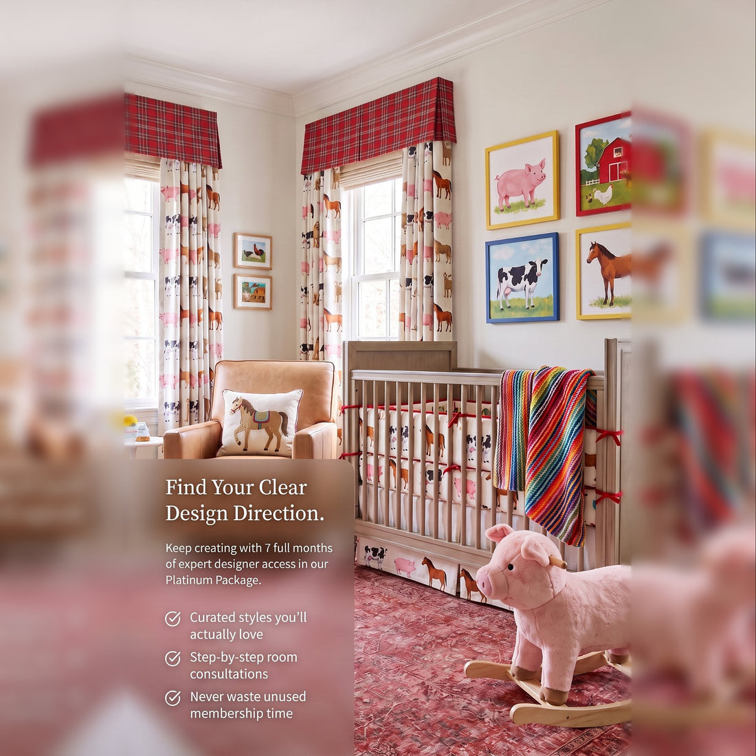 Peter's Garden — Beatrix Potter Classic custom Nursery Design | Storybook Baby Nursery Décor | LDD Original. Lively Distinct Designs Inc