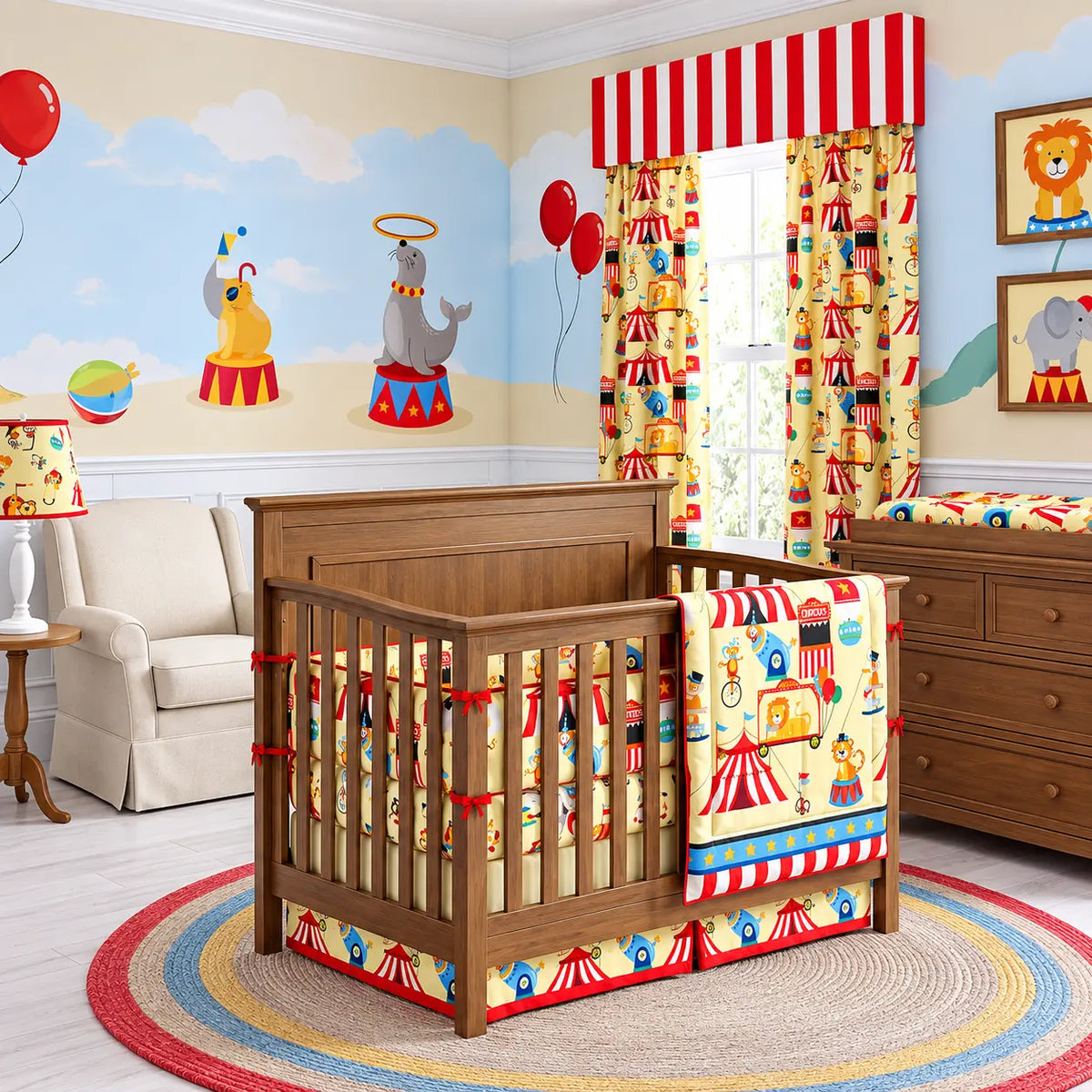 Morning Meadow — Farm Bedding with Cow & horse / Gingham Nursery Design | Gender-Neutral Baby   Nursery Décor | LDD Original Lively Distinct Designs Inc