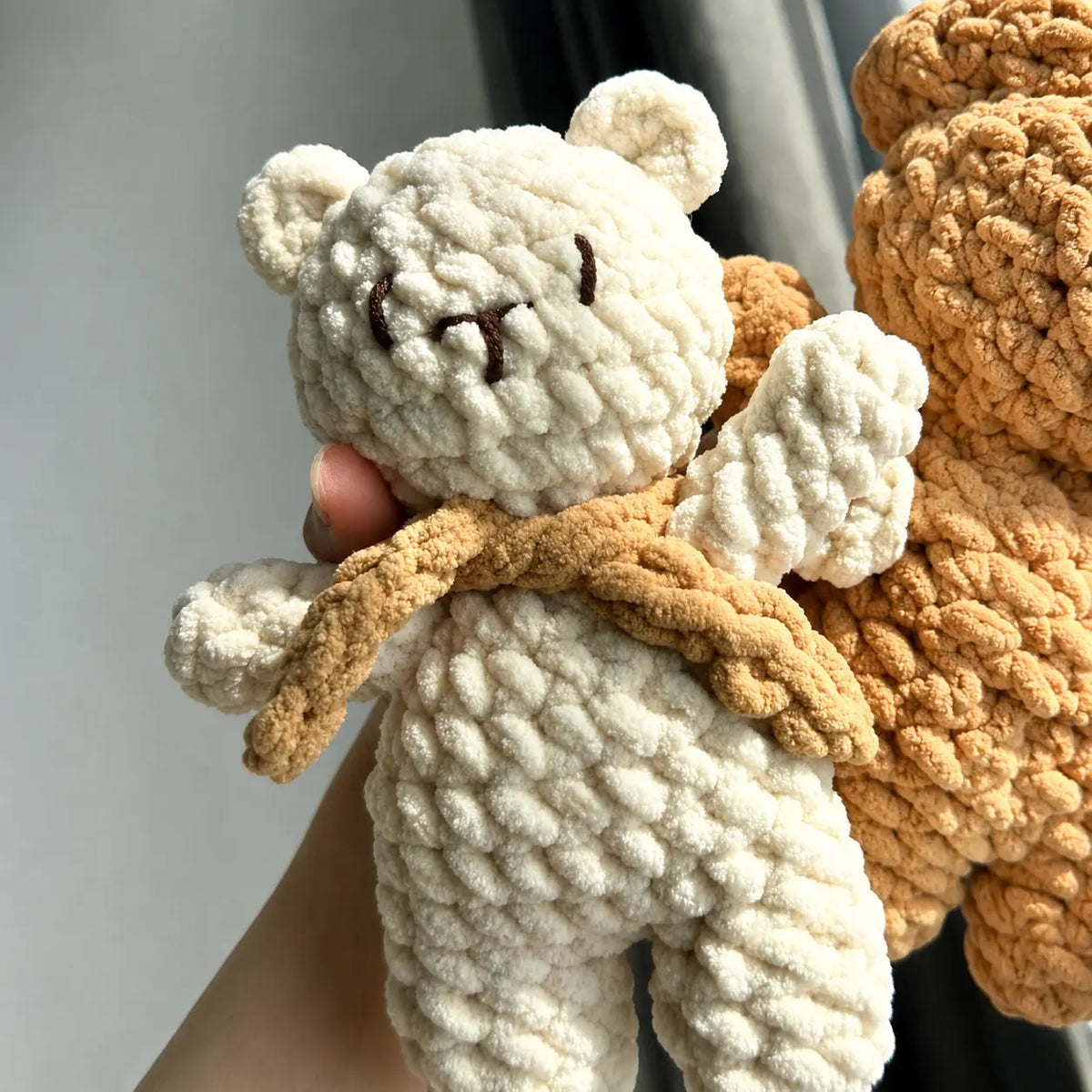 Artisan Crochet Bear — Cream Lively Distinct Designs Inc