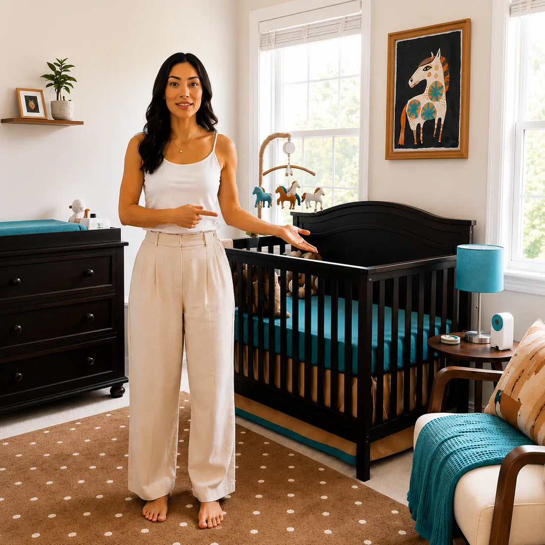 Little Dreams Primary Color Polka Dot & whimsical Nursery Design | Gender-Neutral Baby Nursery Décor | LDD Original. Lively Distinct Designs Inc