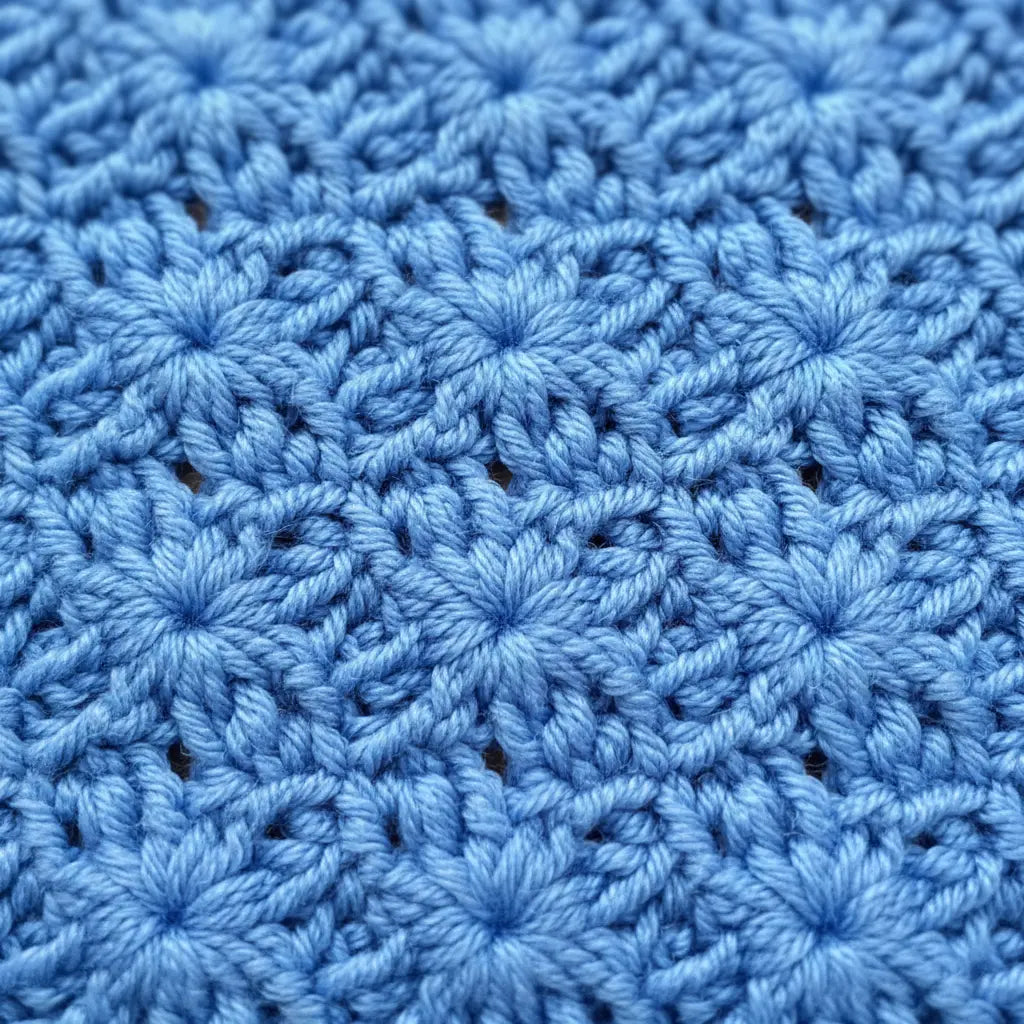 Blue Star Stitch Crochet Baby Bla