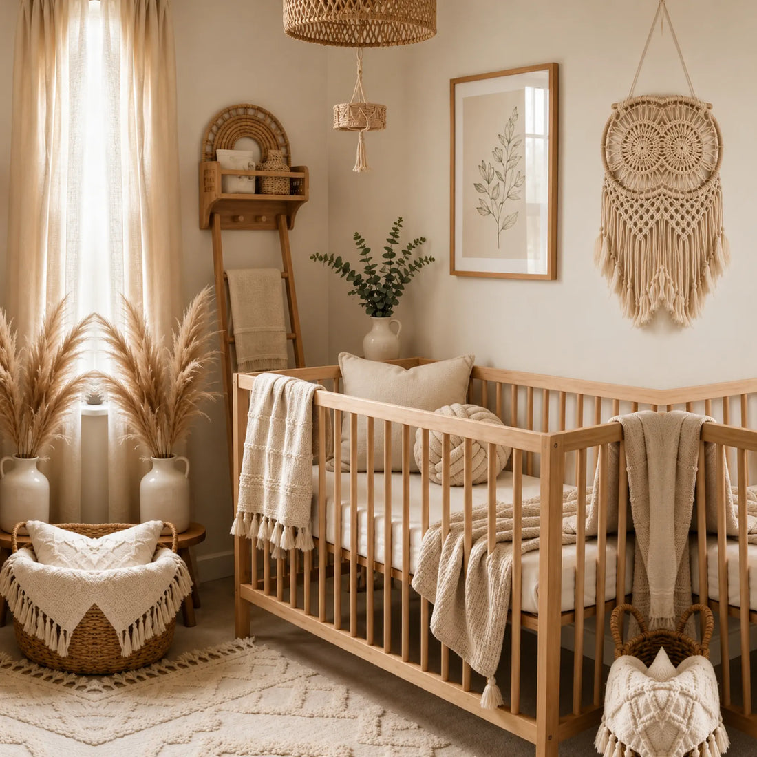 Hemp Piñata Party — Boho style cream / neutral with hemp / envirinmental Nursery  Design | Boho Baby Nursery Décor | LDD Originali Lively Distinct Designs Inc